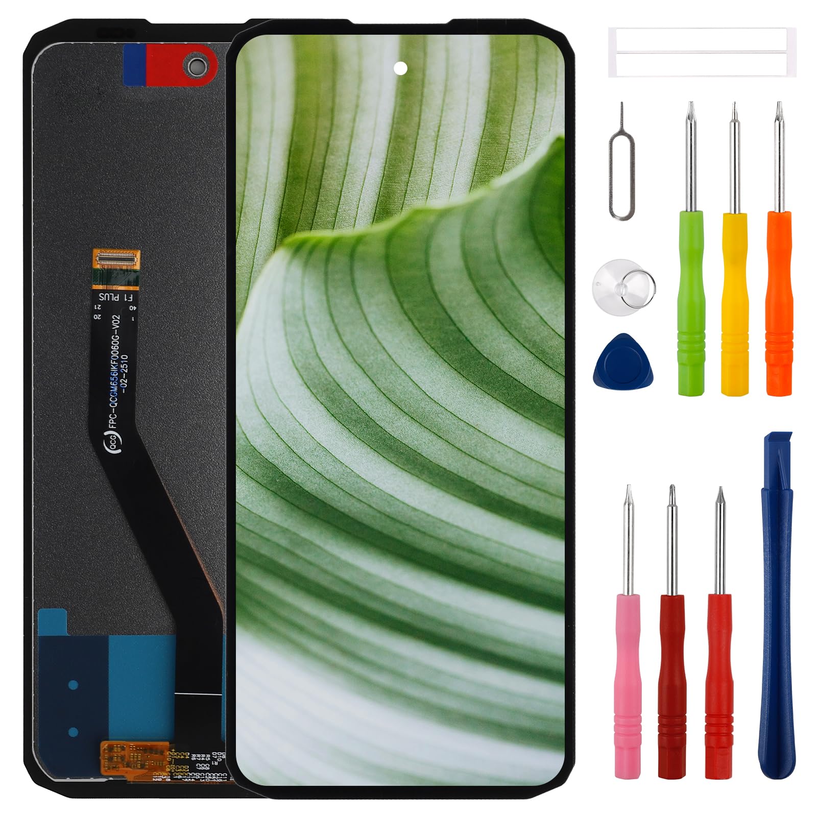 6.6" LCD Display Kompatibel mit Doogee Blade 20 Turbo/Blade 20 Play/Blade 20 Pro LCD Display Touchscreen Digitizer + Werkzeugsatz