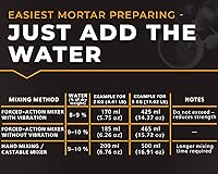 Vista 5 de FireCast - Mezcla de cemento refractario moldeable, 3110 grados Fahrenheit, 30 libras, resistente al calor de alta temperatura, mortero ignífugo