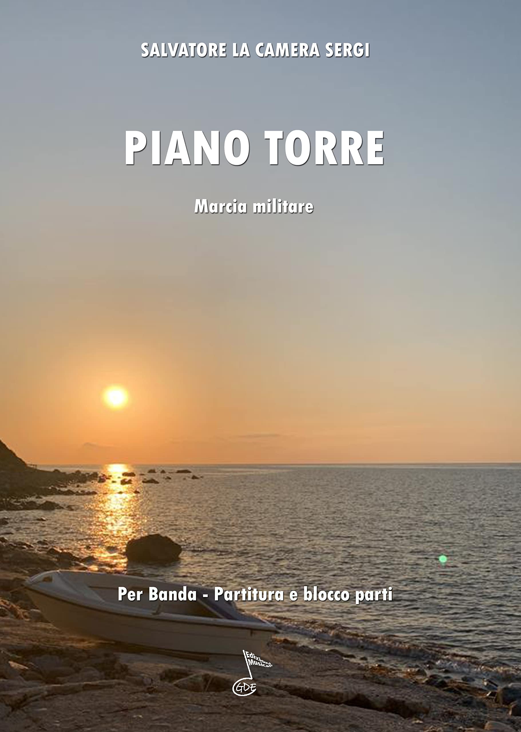 PIANO TORRE partition marcia militare per banda livre de musique italienne