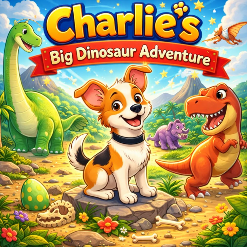 Charlie’s Big Dinosaur Adventure: A Fun Kids Coloring & Activity Book with Mazes, Puzzles, Games, and Educational Dino Activities for Ages 4–8: ... Matching Games & Early Learning Fun