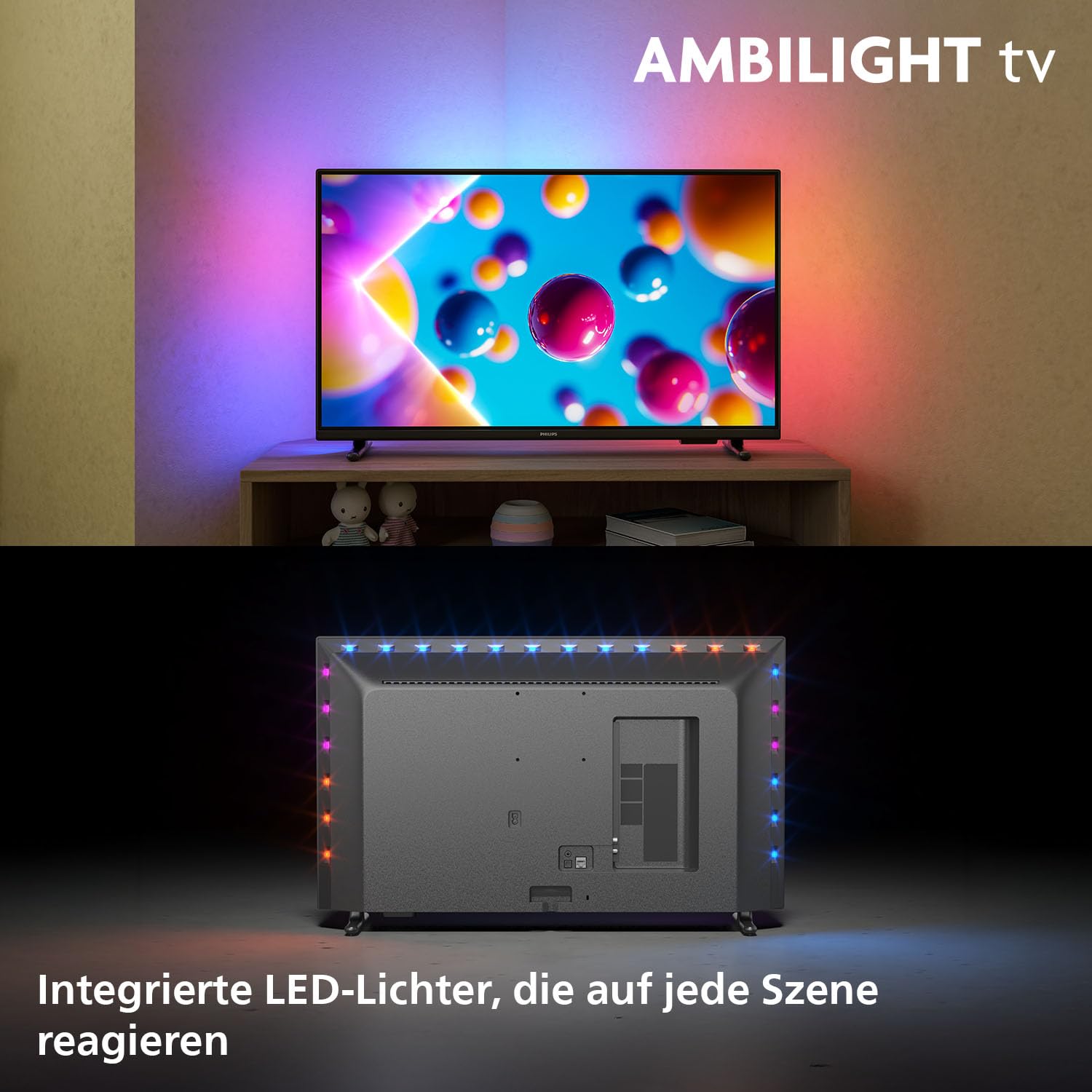 Philips 32PFS6900 HD LED Smart TV - 32 Zoll Display mit Pixel Plus, Titan OS Plattform Und Dolby Digital Sound - Funktioniert Mit Alexa Und Google Sprachassistent