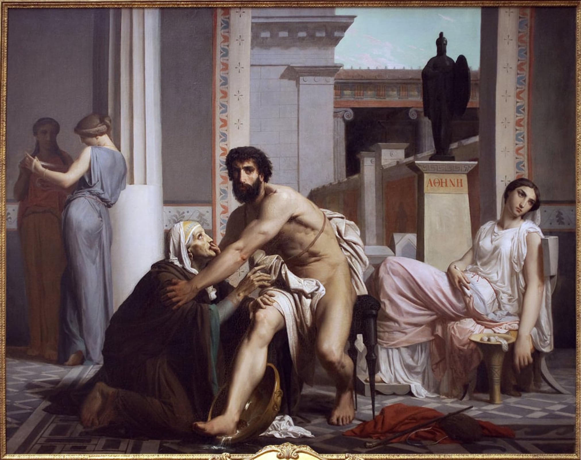 ARTXLXXBN Famous Painting Canvas Artwork Graffiti Print the Veil by William Adolphe Bouguereau Portrait Canvas Image for Home Decor 60x90cm