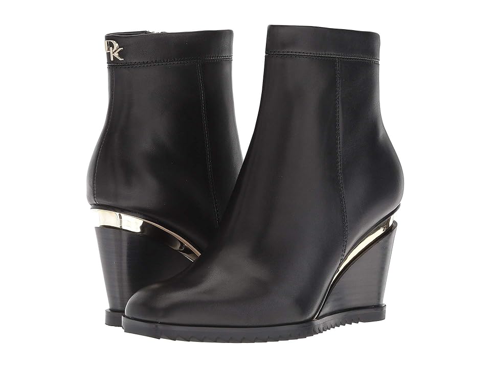 

Donna Karan Dallas - Wedge Bootie (Black) Women's Boots