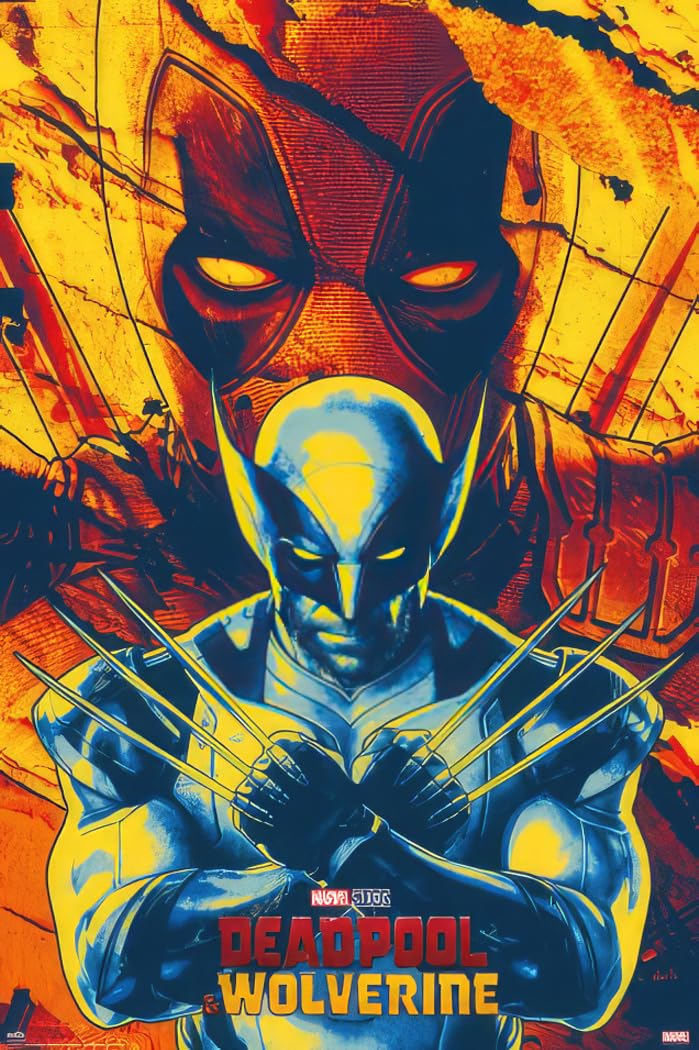 Amazon.com: Deadpool & Wolverine - Marvel Comics Movie Poster