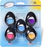 Air Jungles Car Air Freshener Vent Clip 5 Count, Variety Pack – New Car, Ocean, Lavender, Honey Peach, Hawaii Mahalo, 4 ml Each, Long-Lasting Odor Eliminator, Up to 150 Days Freshness for Auto | Long-Lasting Car Odor Eliminator, Easy Clip-On, Up to 1