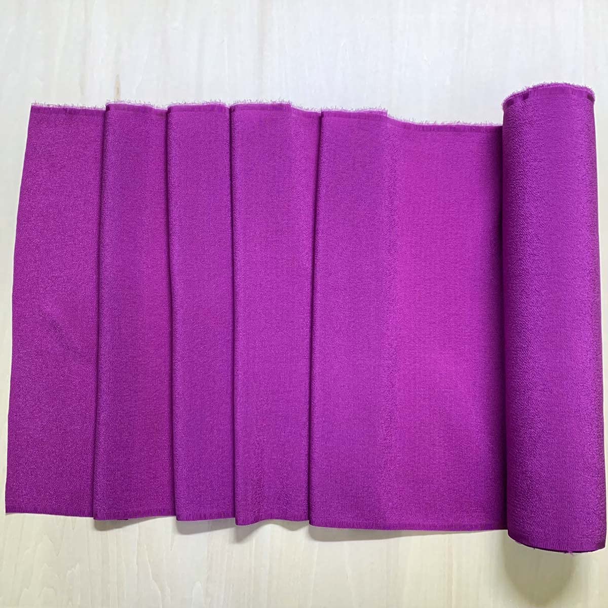 新品 色無地 着物 紅紫 丹後ちりめん ハイパーシルク ストレッチ 耐スレ性能 新品 色無地 着物 紅紫 丹後ちりめん ハイパーシルク ストレッチ