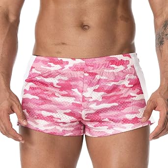 AIMPACT Mens 3 Inch Mesh Quick Dry Retro Workout Running Shorts