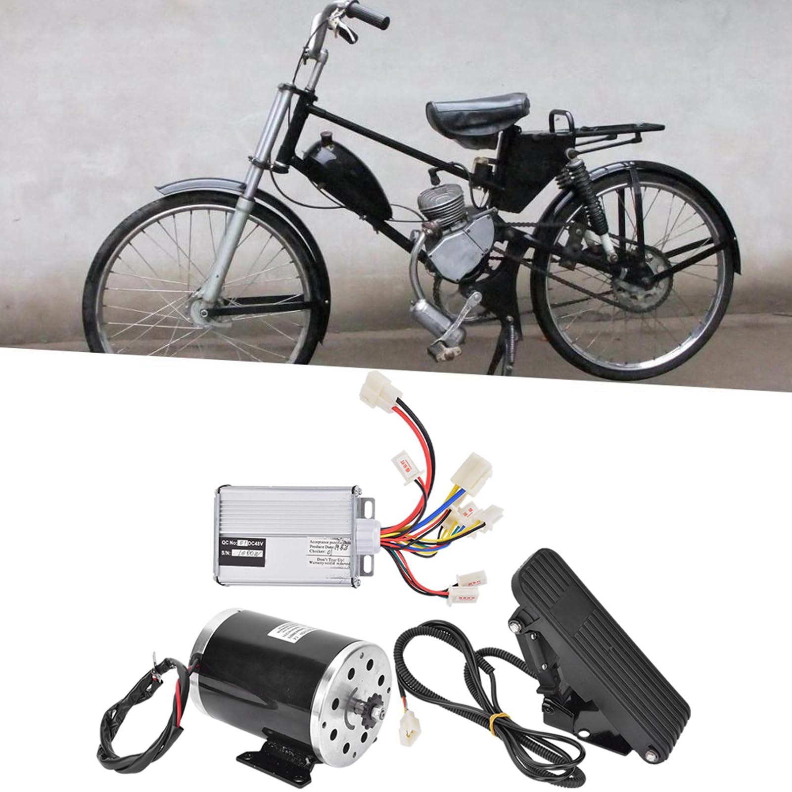 Aluminium stopu sterownika sterownika pędzla do elektrycznego zestawu skuterów 48V 1000W 3PCS stabilne i lekkie starsze skutery