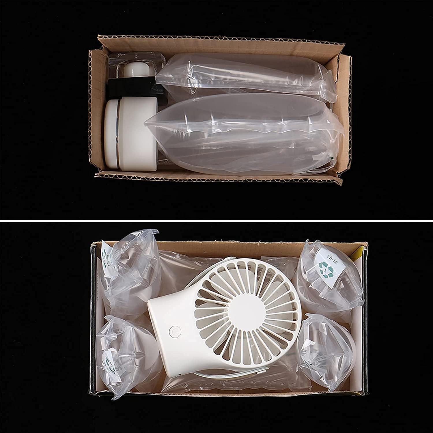 Miupoo Packaging Air Bags,Clear Plastic Inflatable Air Packaging Protector Bag with Free Pump Cushion,Air Inflatable Cushion Blocking Packaging Bag,4x8 Inches,50 Pieces