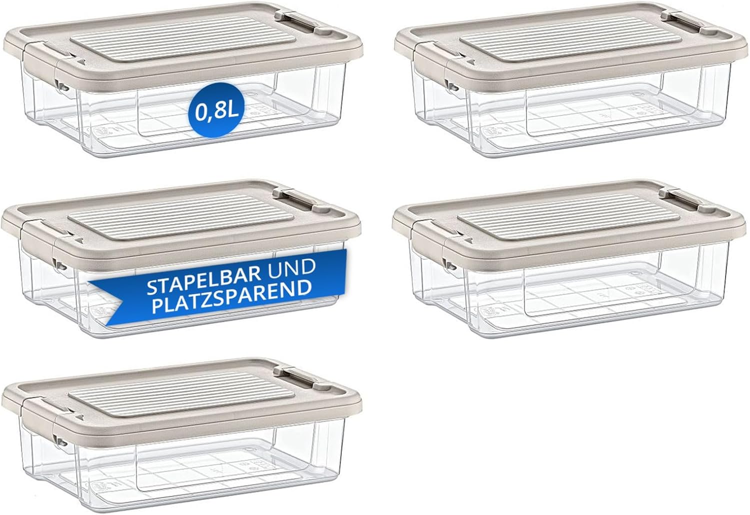 Aufbewahrungsbox Mit Deckel 80 Cm Lang astor24 PREMIUM Aufbewahrungsboxen mit Deckel - lebensmittelecht