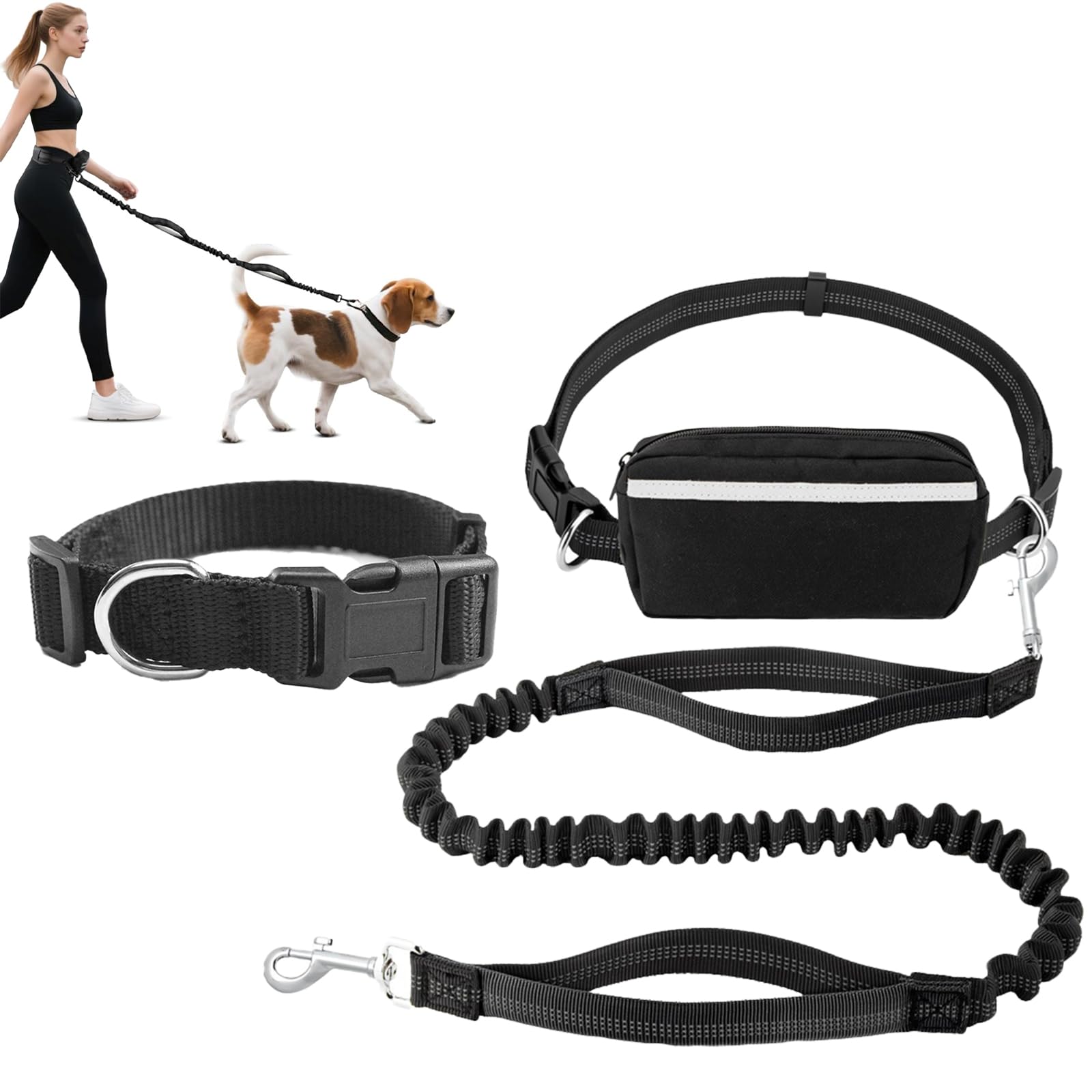 Running Leash Black Rhino Hands Free Dog Leash Dog Lesh Hands Free Dog Leash  For Running
