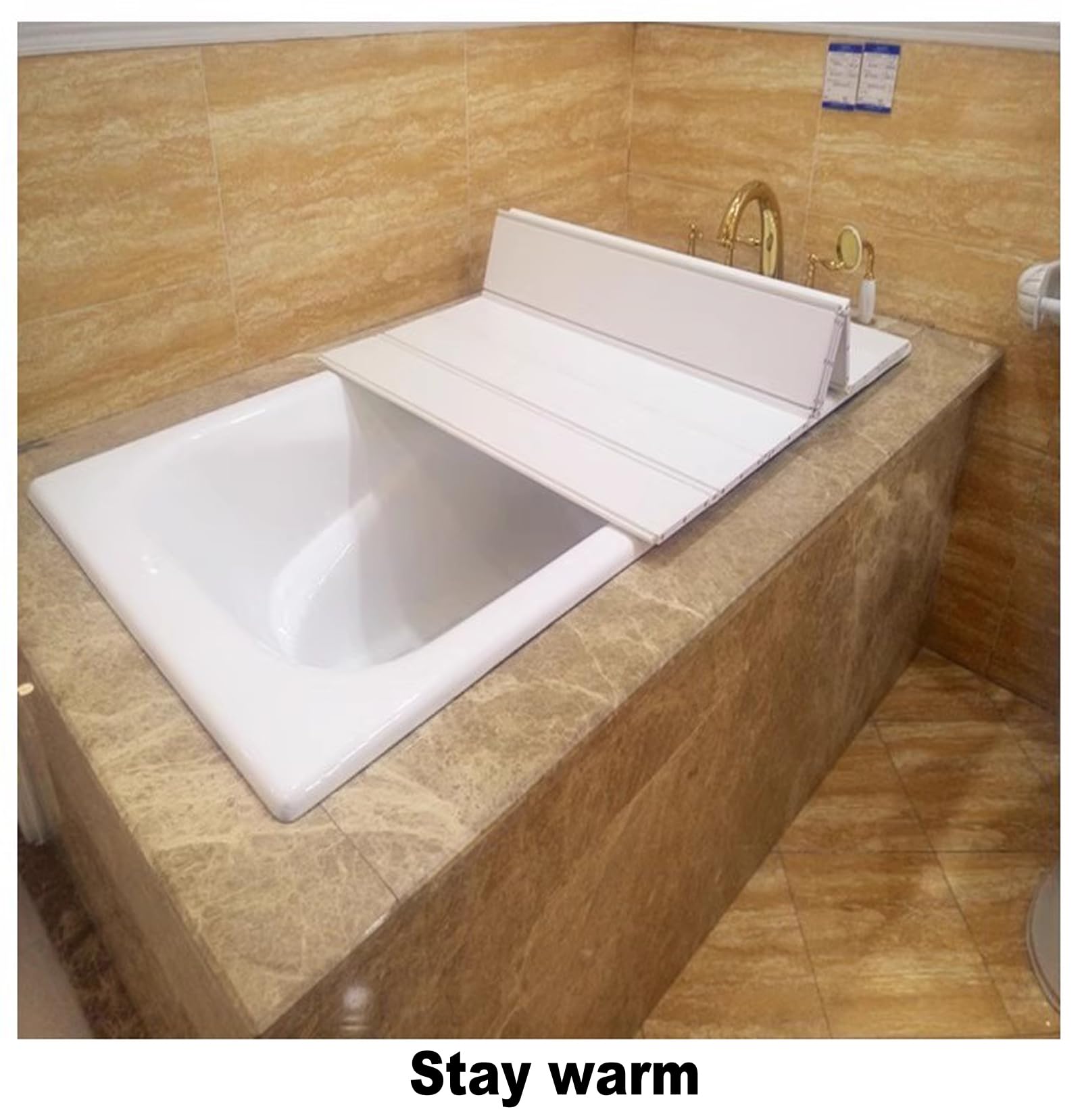 Vassoio da Vasca Pieghevole di Alta qualità con Coperchio, Contenitore da Bagno Spa per Lettura e Relax (70 cm x 158 cm), migliora la Tua Esperienza Spa a casa.
