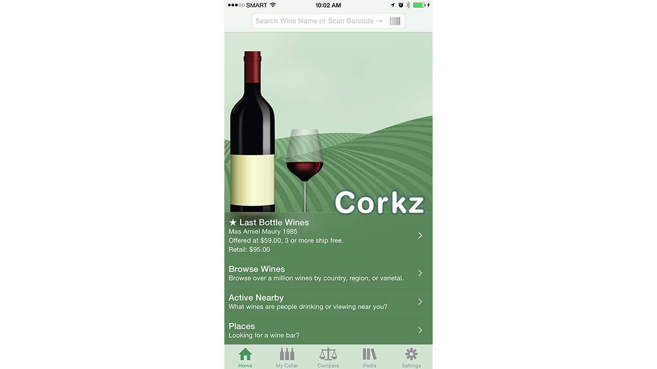 Corkz Wine Info Scanner, Cellar ManagementAmazon.co.ukAppstore for