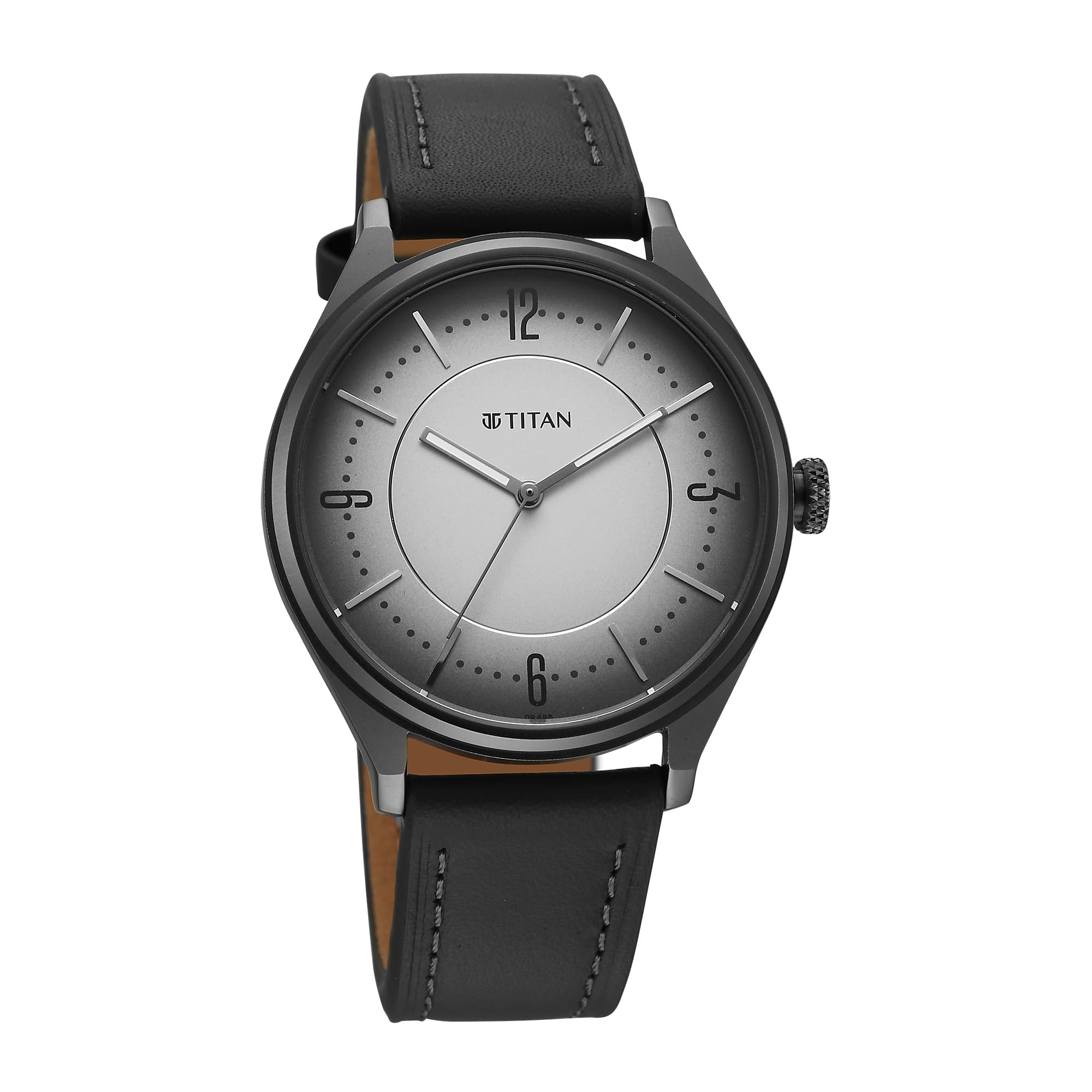Buy Titan Neo Basics II Quartz Gray Round Dial Men's Watch