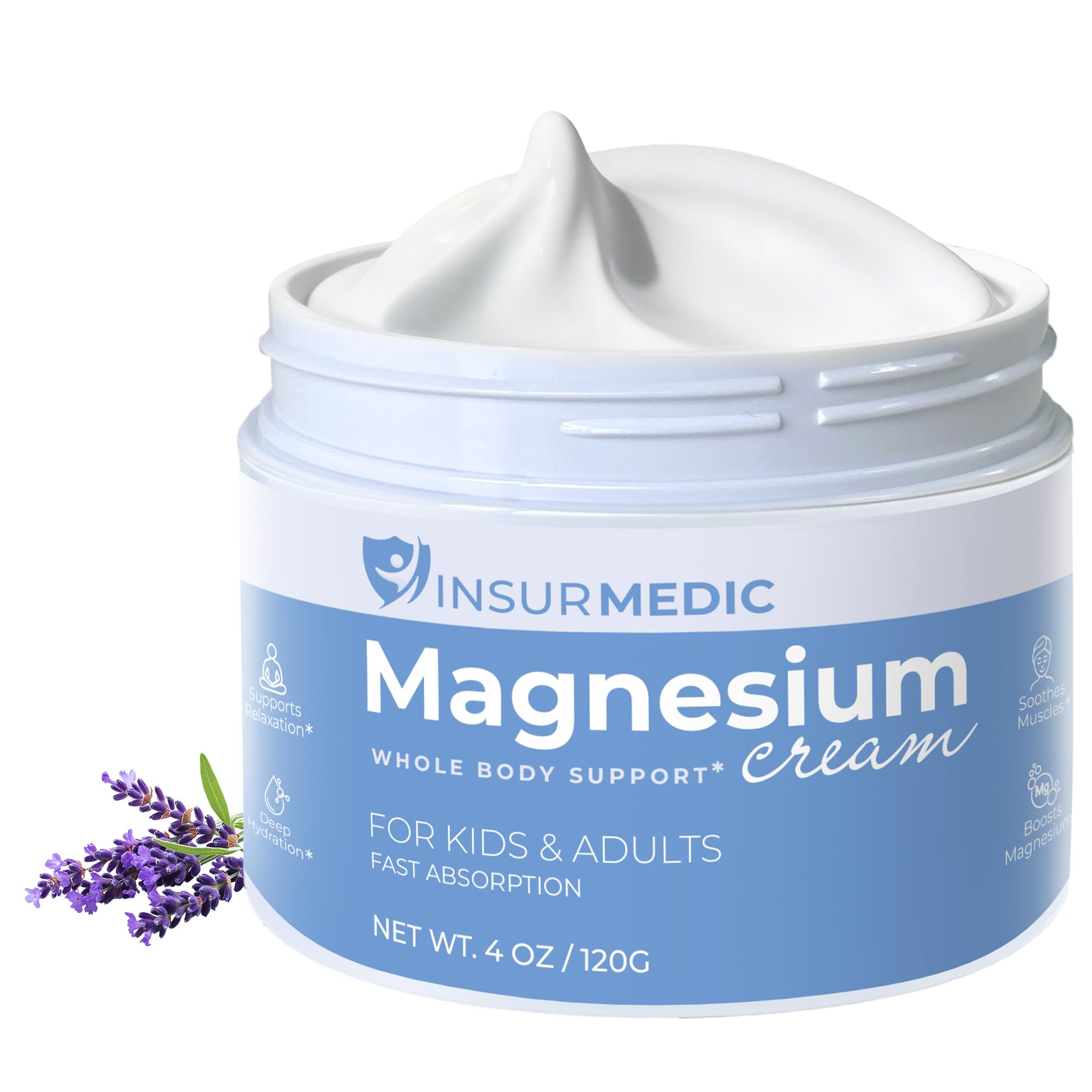 Magnesium Cream for Neuropathy - Topical Lotion for Kids Adults