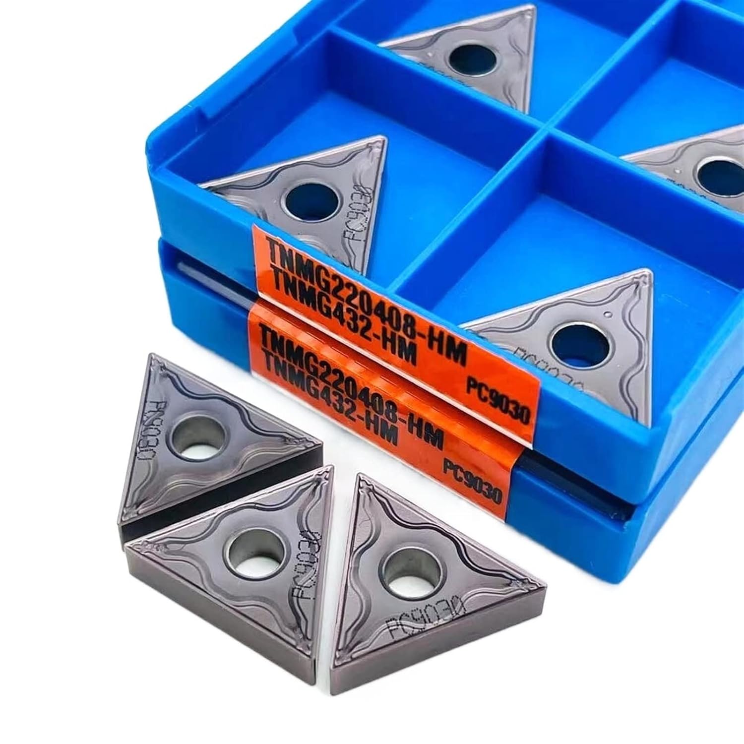 Indexable Lathe Carbide Insert 10PCS TNMG220408 PC9030 Original External Metal Turning Tool CNC Turning Insert