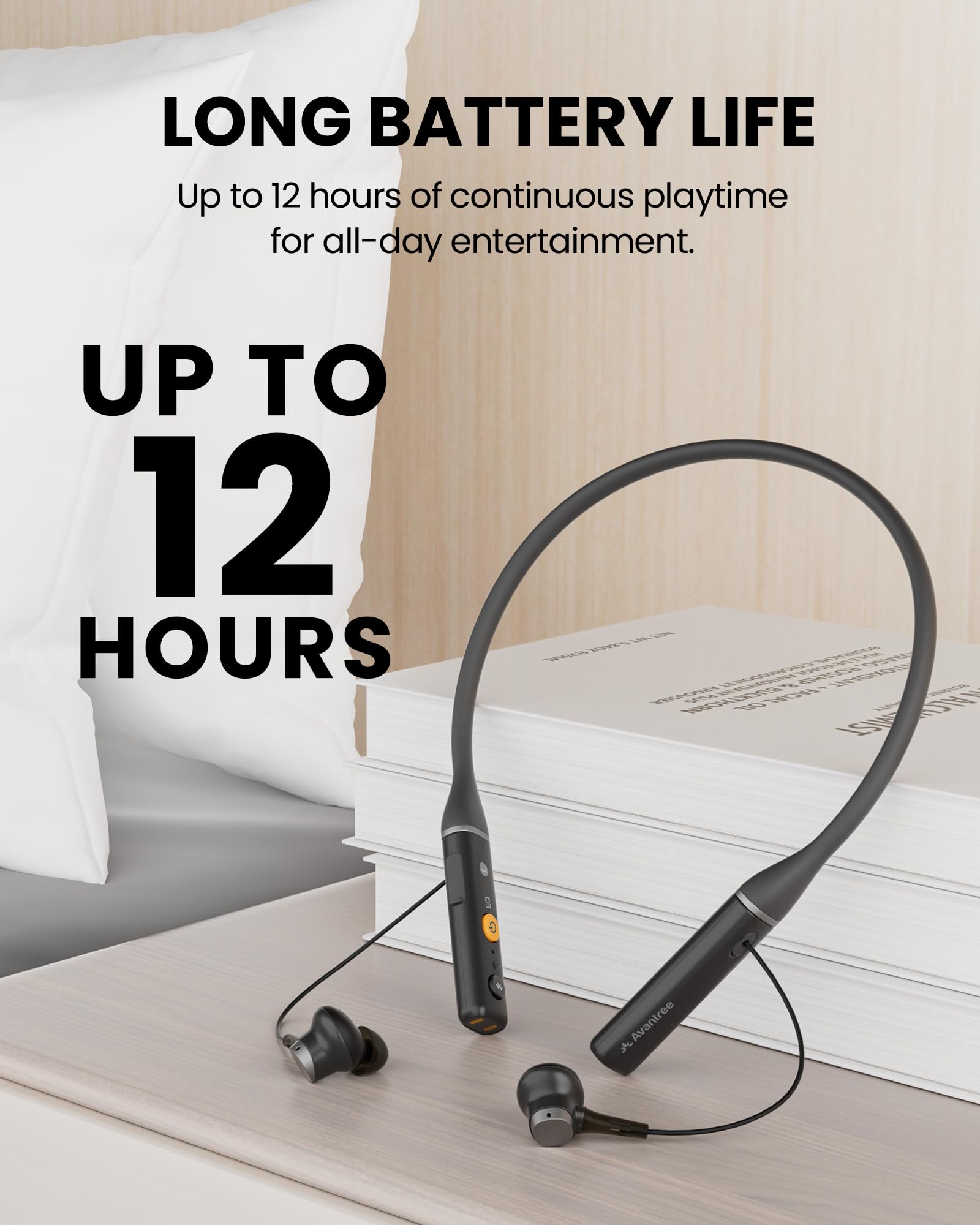 Avantree Aura Loop Dual – Auriculares TV inalámbricos Auracast, 2 Pares incluidos para Escucha compartida, 3 Modos EQ Incl. Diálogo Claro para Personas Mayores, transmisión One-to-Many