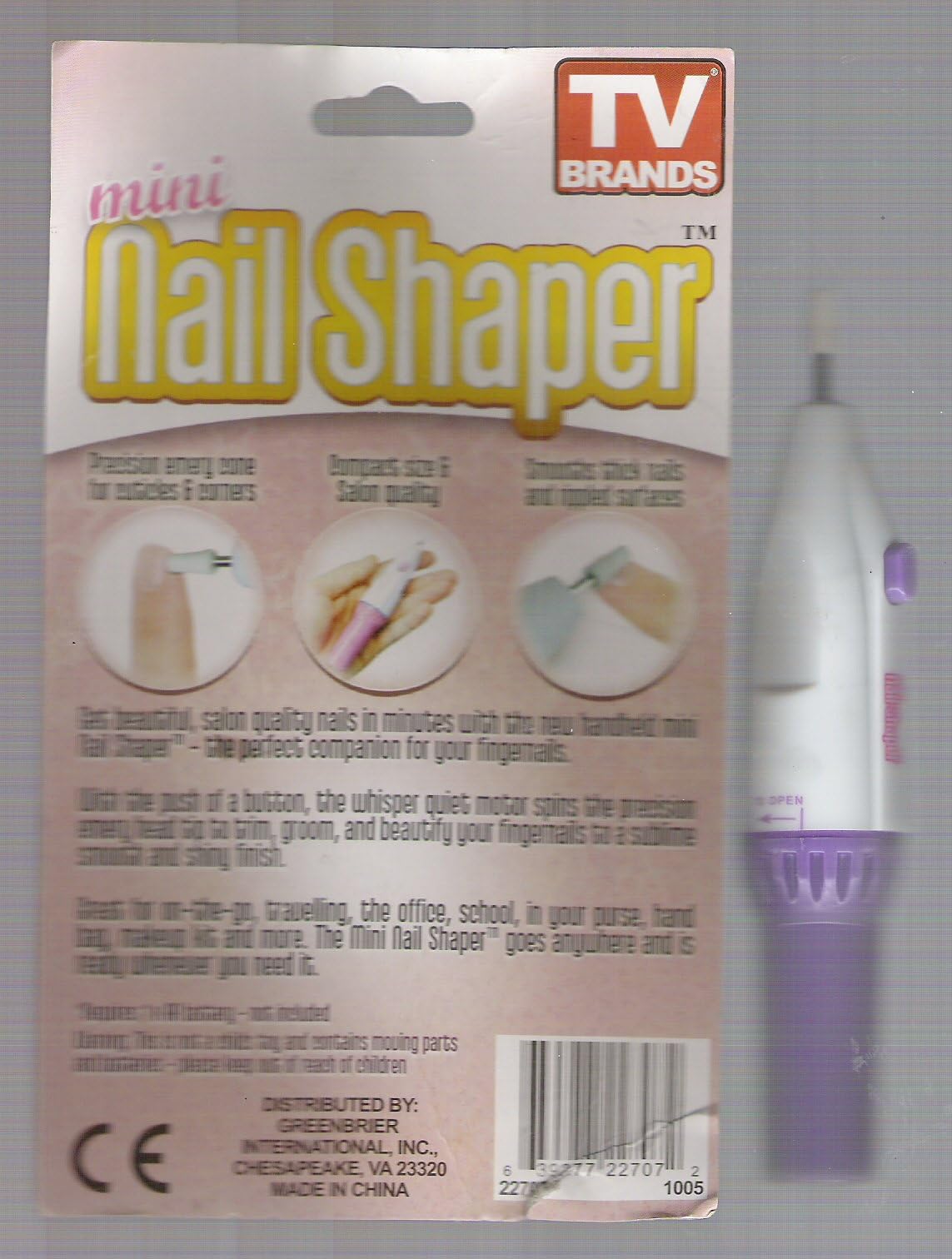 Mini Nail Shaper By TV Brands