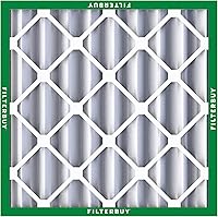 Vista 77 de Filterbuy 15x20x1 Air Filter MERV 8 Essential Dust & Allergy Defense (1-Pack), Electrostatic Pleated HVAC AC Furnace Filters Replacement, Made in