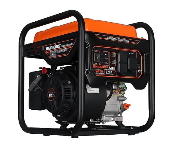 4500 Watt Open Frame Inverter Generator 30 Amp Pure Sine Wave Genkins brand