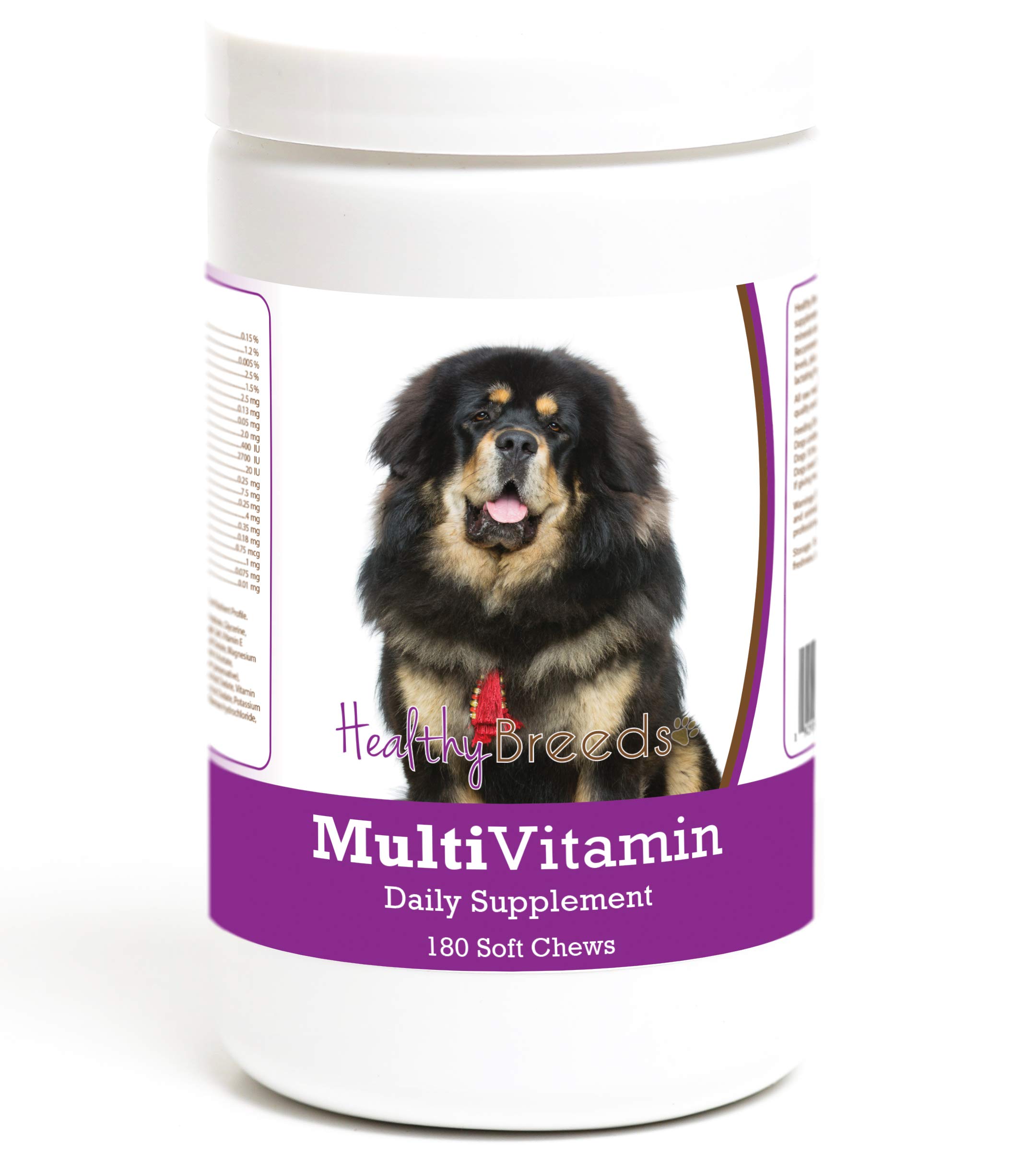 Healthy Breeds Tibetan Mastiff Multivitamin Soft Chew for Dogs 180 Count