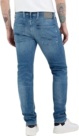 Replay Anbass Men's Power Stretch Slim Jeans