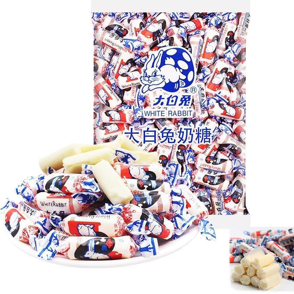 Chinese Rabbit Childhood Tastes Small Gifts Snacks Shanghai Specialties Rabbit Creamy Toffee(300 Gram) (Pack of 1)