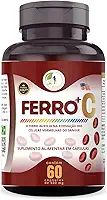 Suplemento Ferro + Vitamina C Quelado Premium 60 Cápsulas - Fits Life