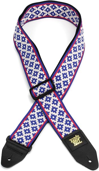 Ernie Ball - Correa para guitarra, Jacquard, diseño de Black Checkers - 3