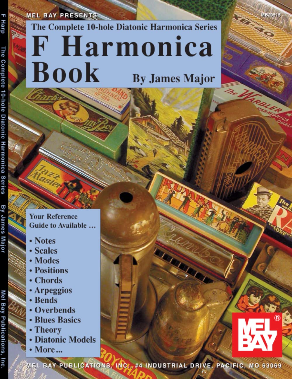 Complete 10-Hole Diatonic Harmonica Series: F