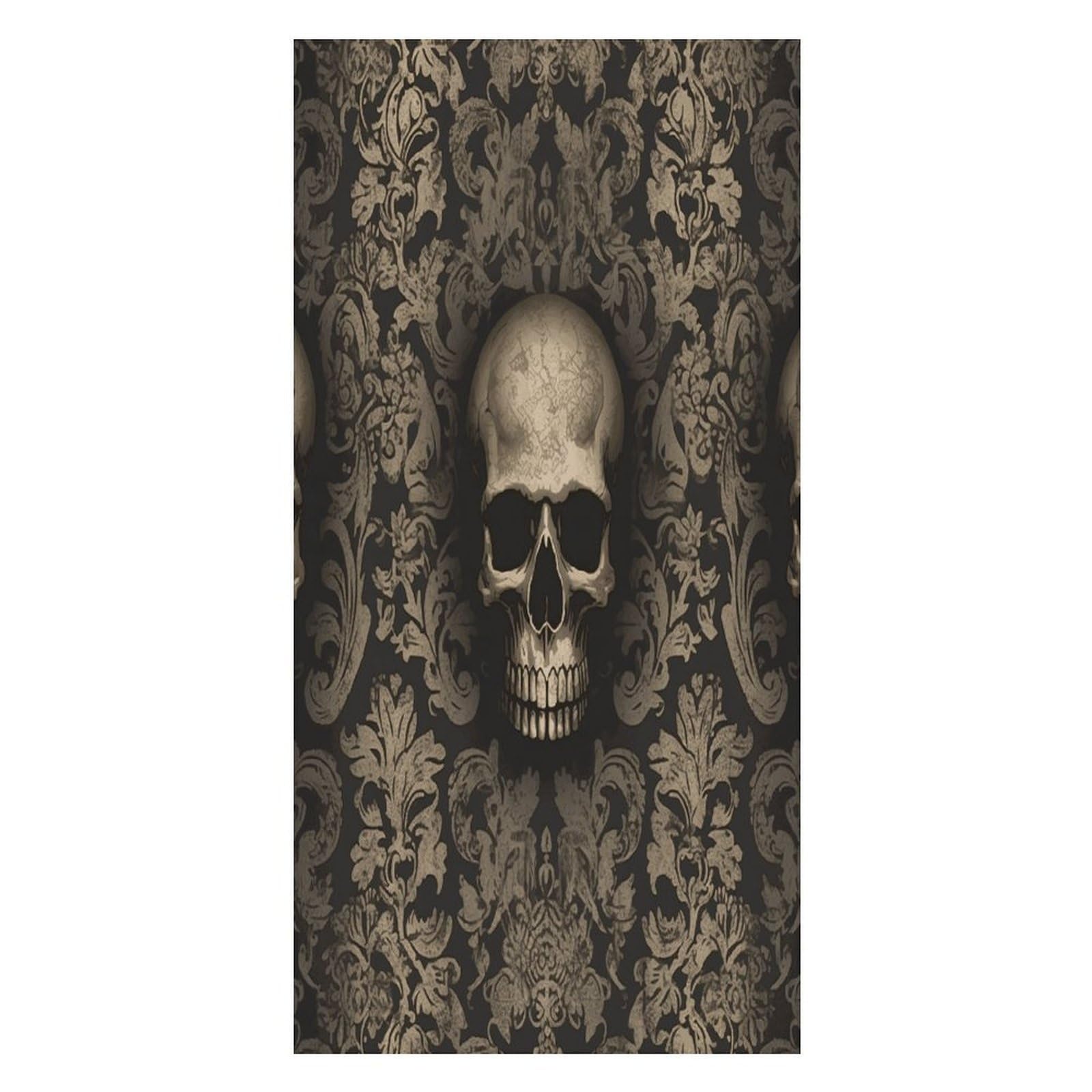 JTREHY Gothic Wallpaper Skull Beach Towel Extremely Soft Oversized Towels Lightweight Sports Absorbent Bath Towel Suitable 160"x80" for Swimming Camping Beach