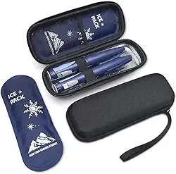 Estojo Térmico Gelo Reutilizável Medicamento Portátil Viagem