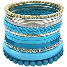 Trendy Fashion Multi Line Bangles/Bracelet for Women / AZBGFB001