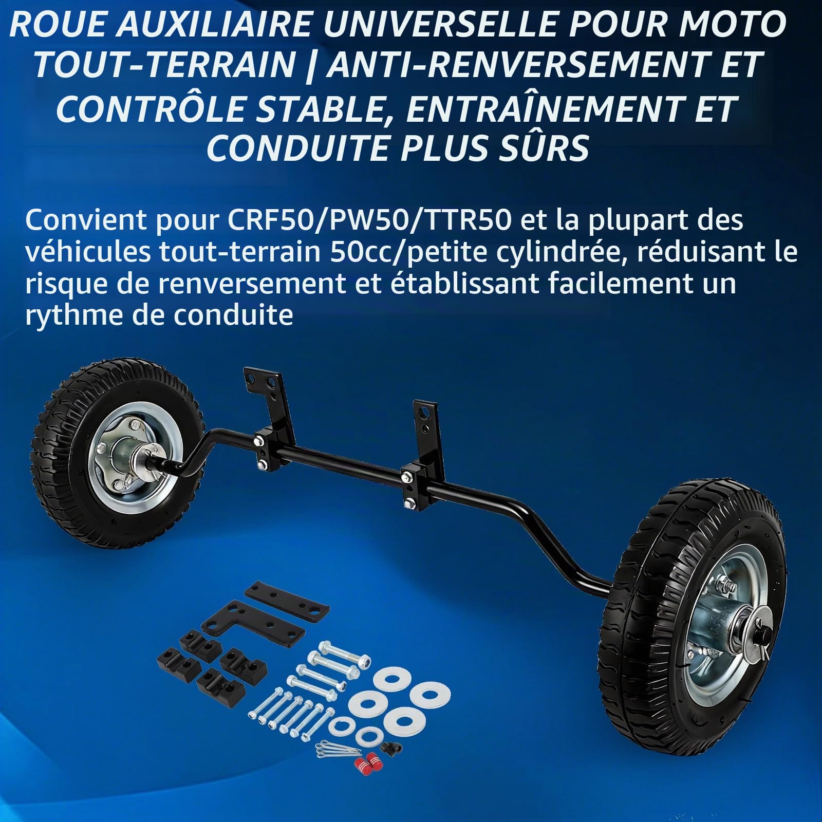 Roues d'entraînement universelles pour moto tout-terrain CRF50 PW50 TTR 50 MX125 MX350 MX500 MX400 MX250 MX650 50 CC