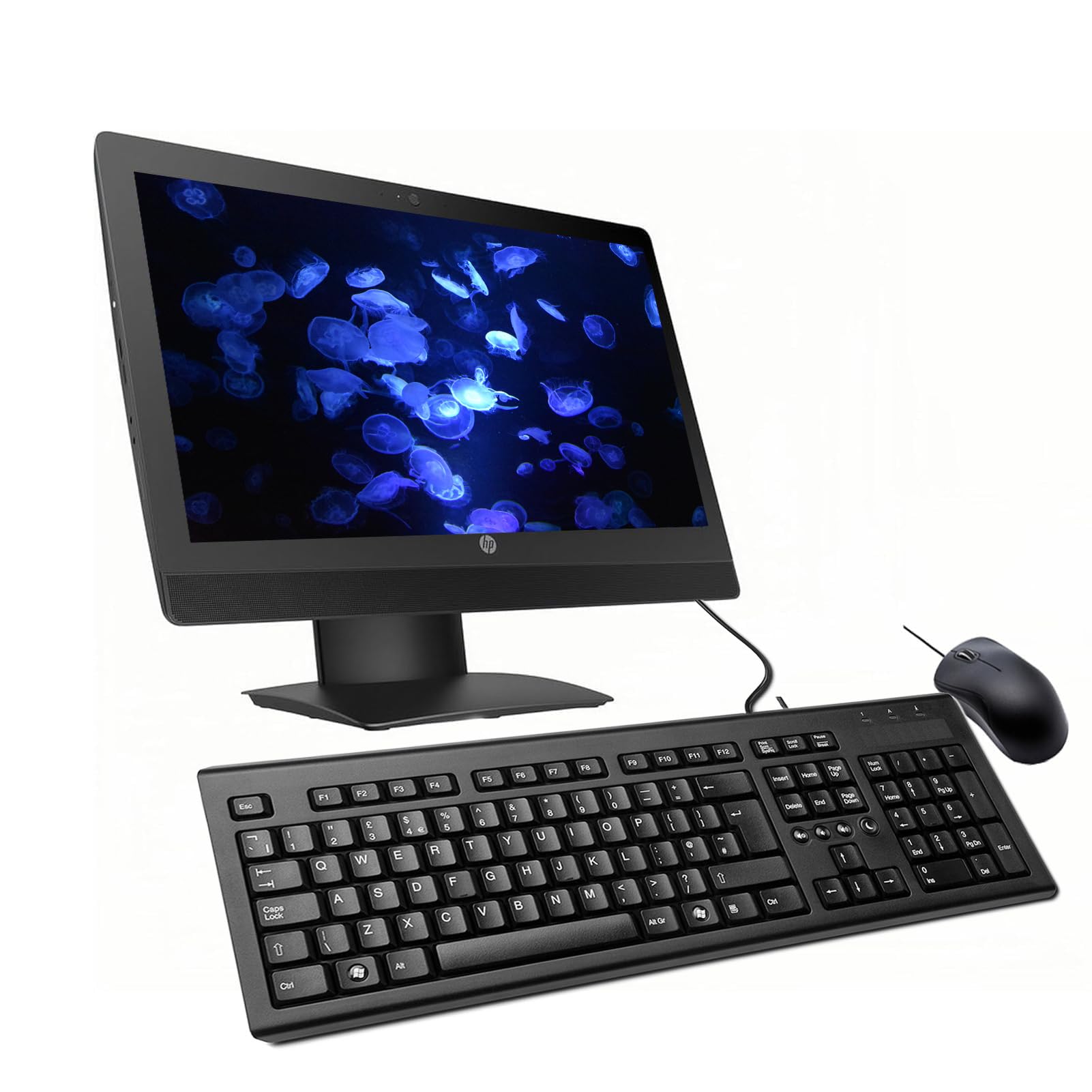 HP ProOne 600 G3 - Ordenador de sobremesa todo en uno, con monitor de 21,5 pulgadas, Intel Core i3 – 7100, 8 GB de RAM, 256 GB SSD, teclado EE.UU., WiFi, Bluetooth, Windows 11 Pro (reacondicionado)