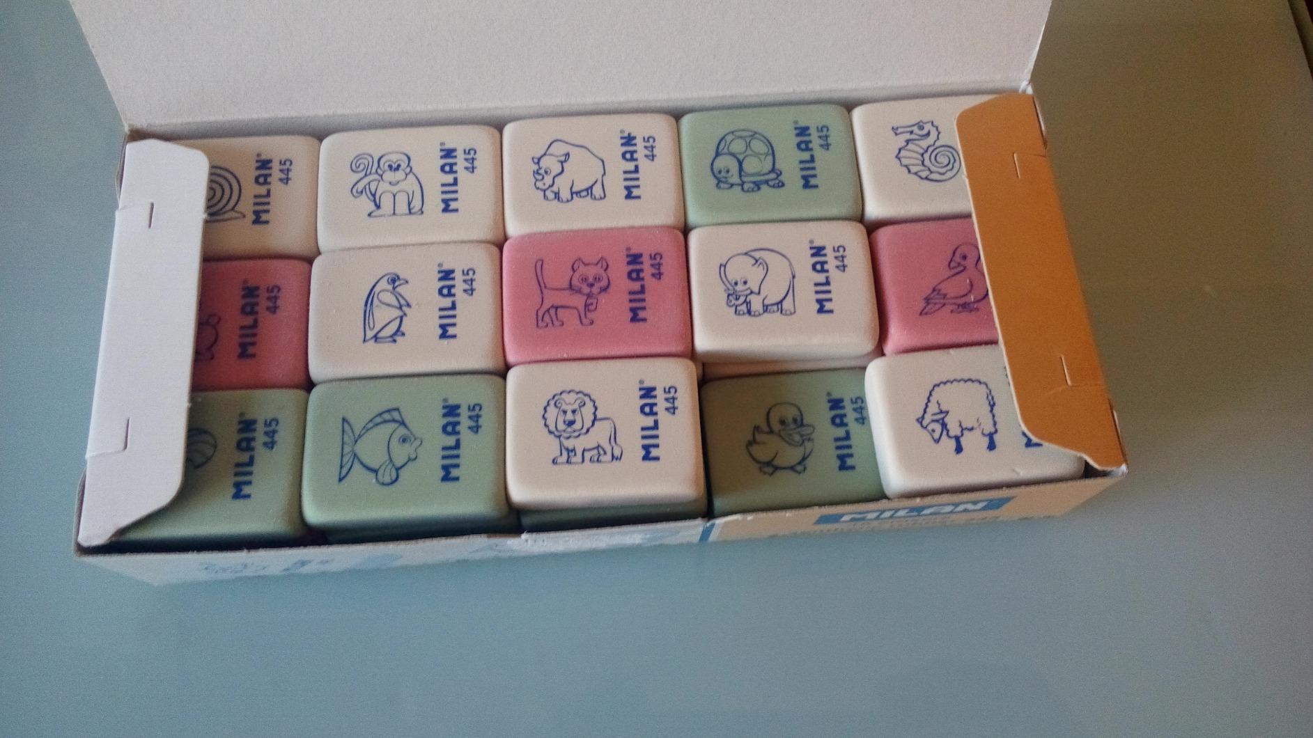 45 gomas de borrar Milan 445 por 4,48€ ¡¡10% de descuento!!