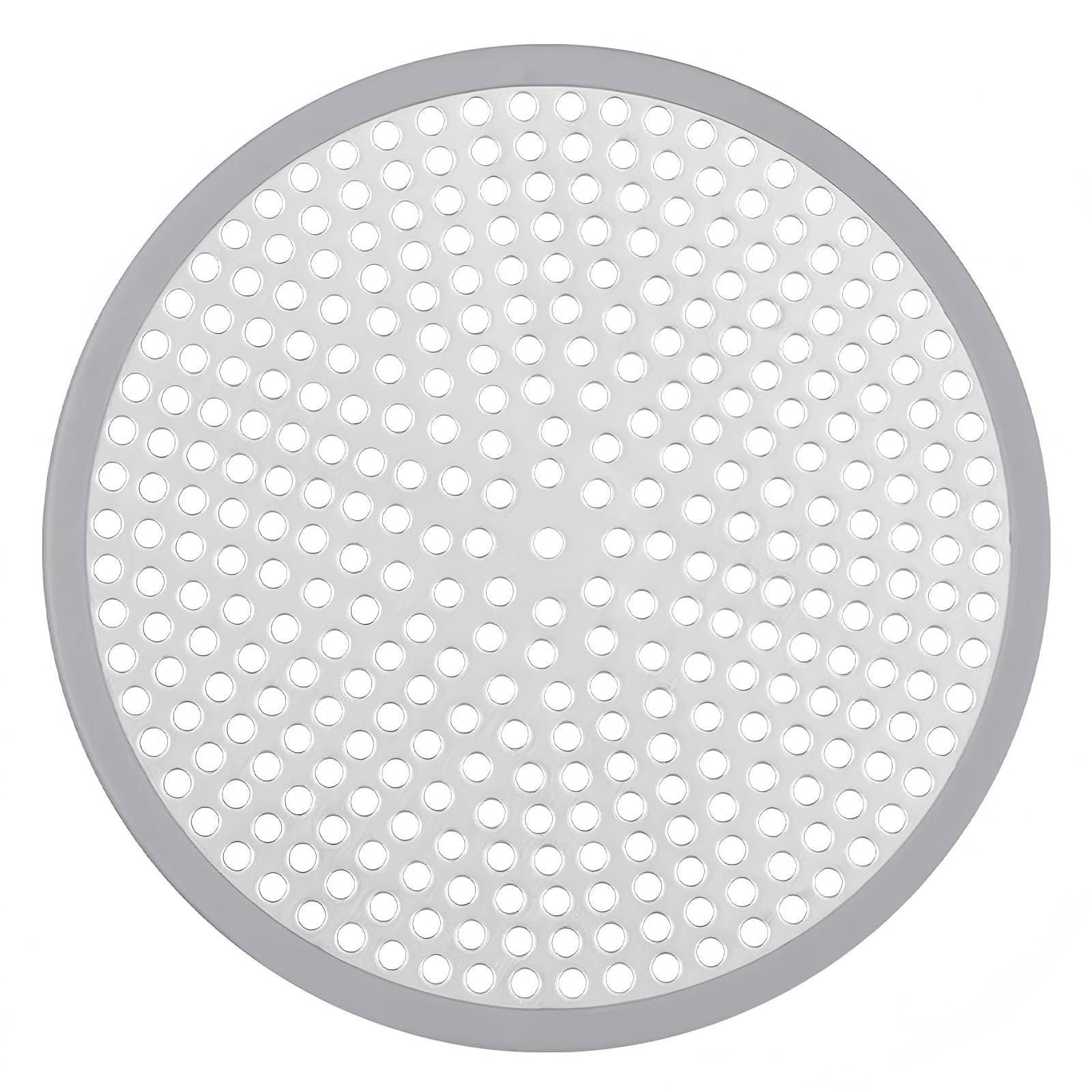 1pc Stainless Steel Shower Drain Hair Catcher with Silicone Edge 12cm Shower Drain Cover Plug Hole Hair Catcher for Bathroom Floor and Bath Drain
