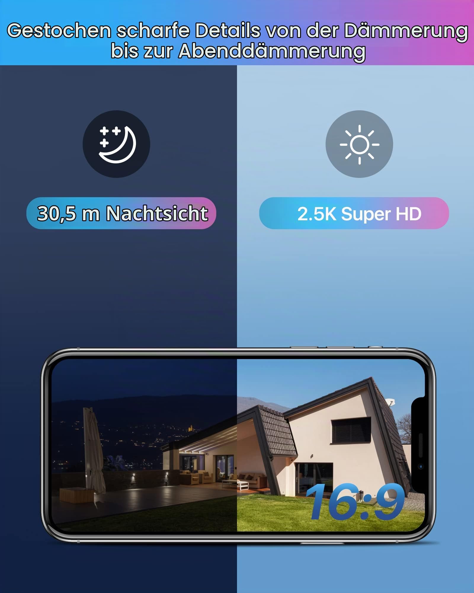 ZOSI 4MP PoE Überwachungskamera Set Außen 8CH 5MP NVR 4X 4MP PoE IP Kamera