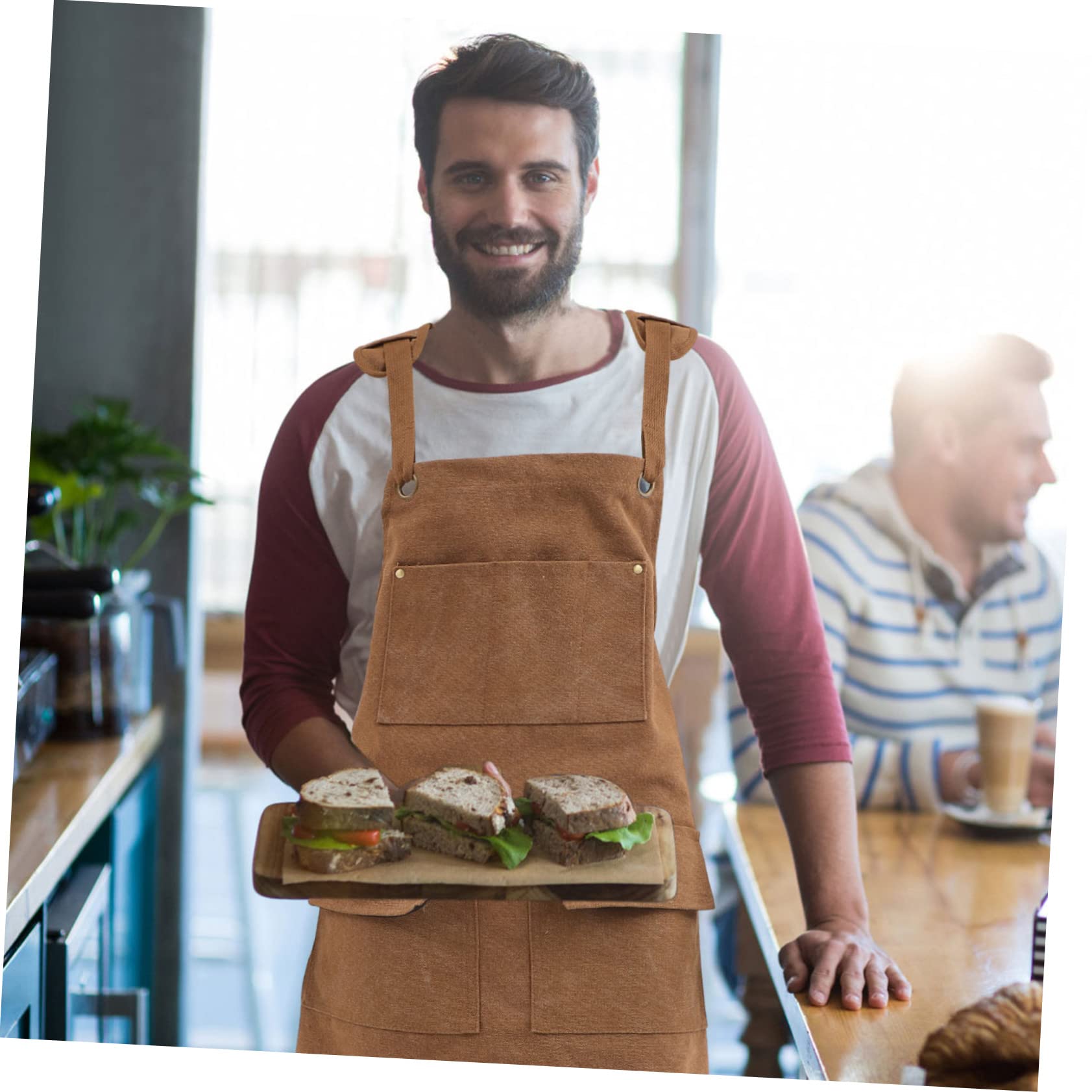 Grembiule In Tela Impermeabile Grembiule Da Parrucchiere Grembiule Antiolio Grembiule Da Cucina Da Donna Grembiule Da Donna Con Tasche Grembiule Per Parrucchiere Bavaglino