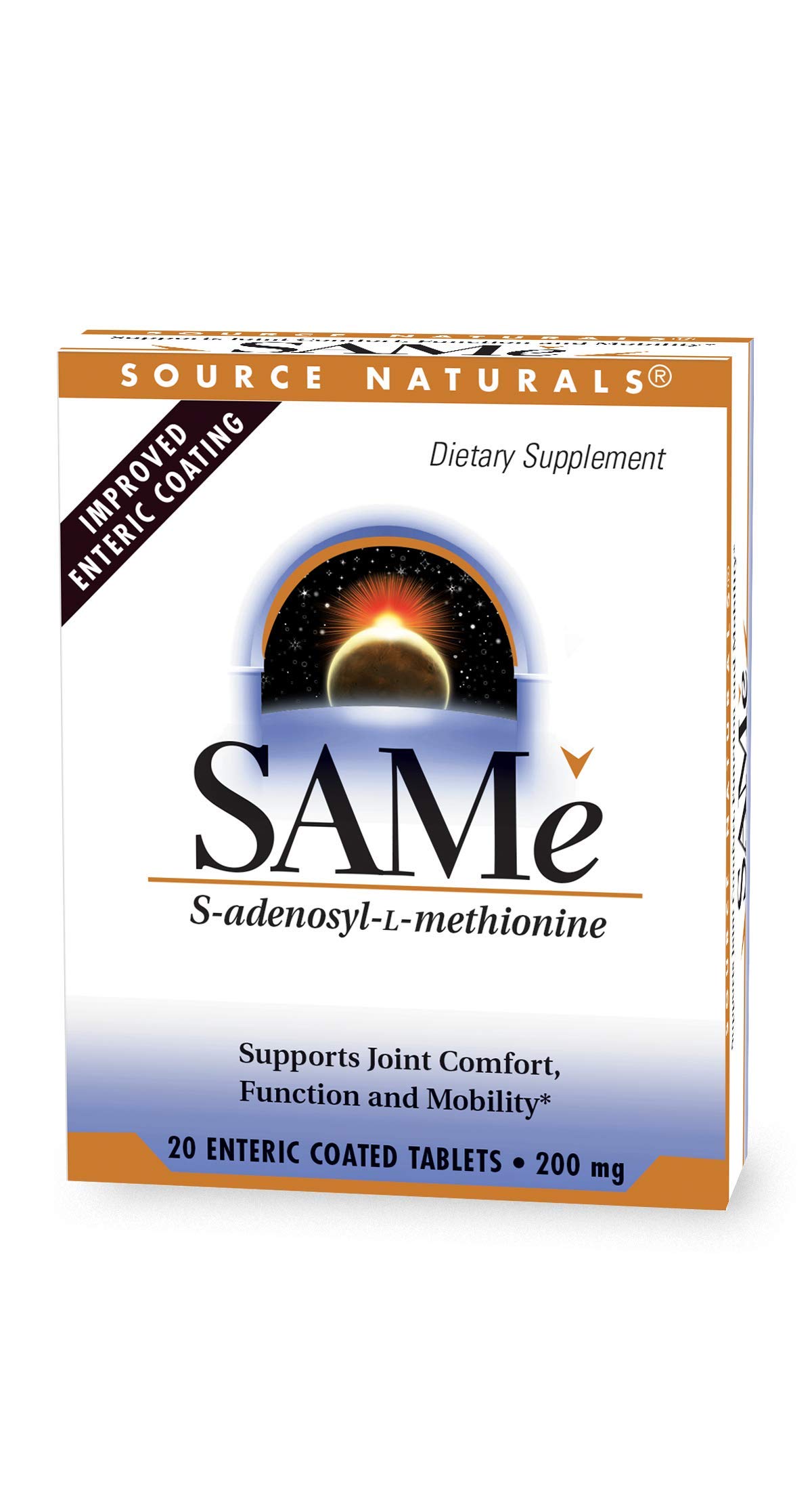 Source Naturals Same, 400 mg Per Serving - 20 Enteric Coated Tablets