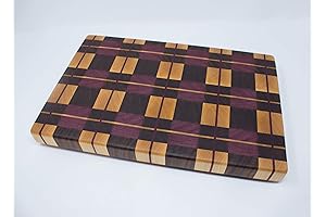 Purpleheart Plaid End Grain Cutting Board