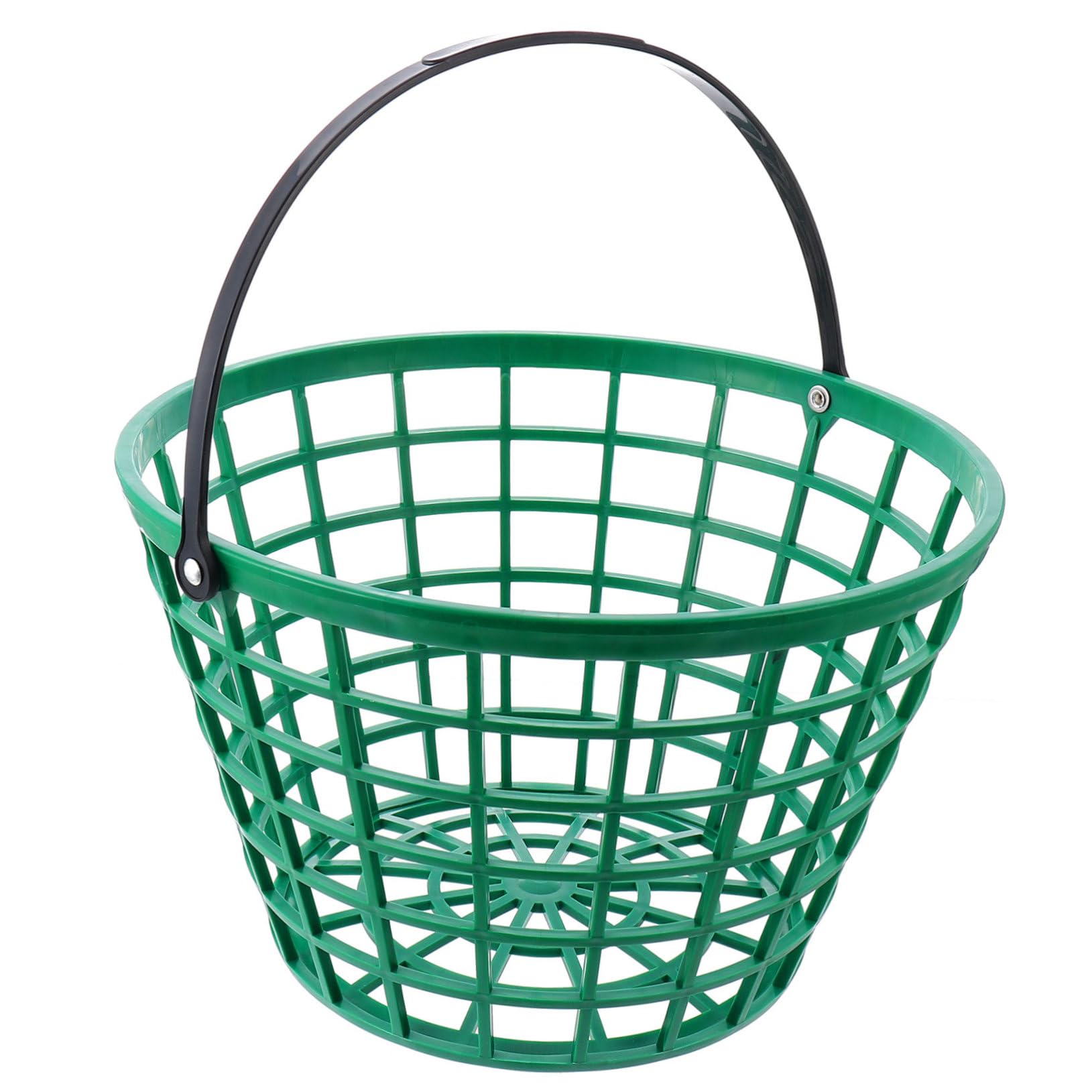 GALPADA Cubo de Almacenamiento para Bolas de Golf de Nylon con Asa Cesta Plástica Ligera y Apilable para Práctica y Transporte de Golf