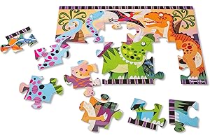 Melissa & Doug Dinosaur Dawn Jumbo Floor Puzzle for Toddlers