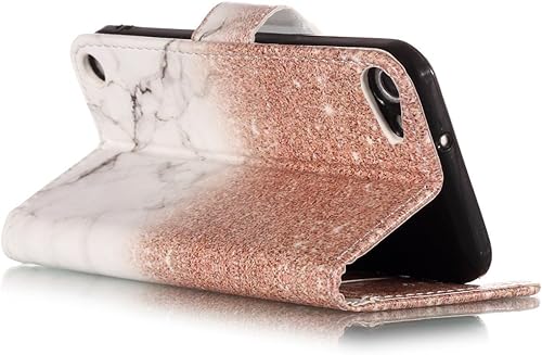 Miniatura 7 de Areall - Funda protectora completa para iPod Touch de 7ª/6ª/5ª generación, funda protectora completa para iPod Touch 5/6/7, color oro rosa y blanco