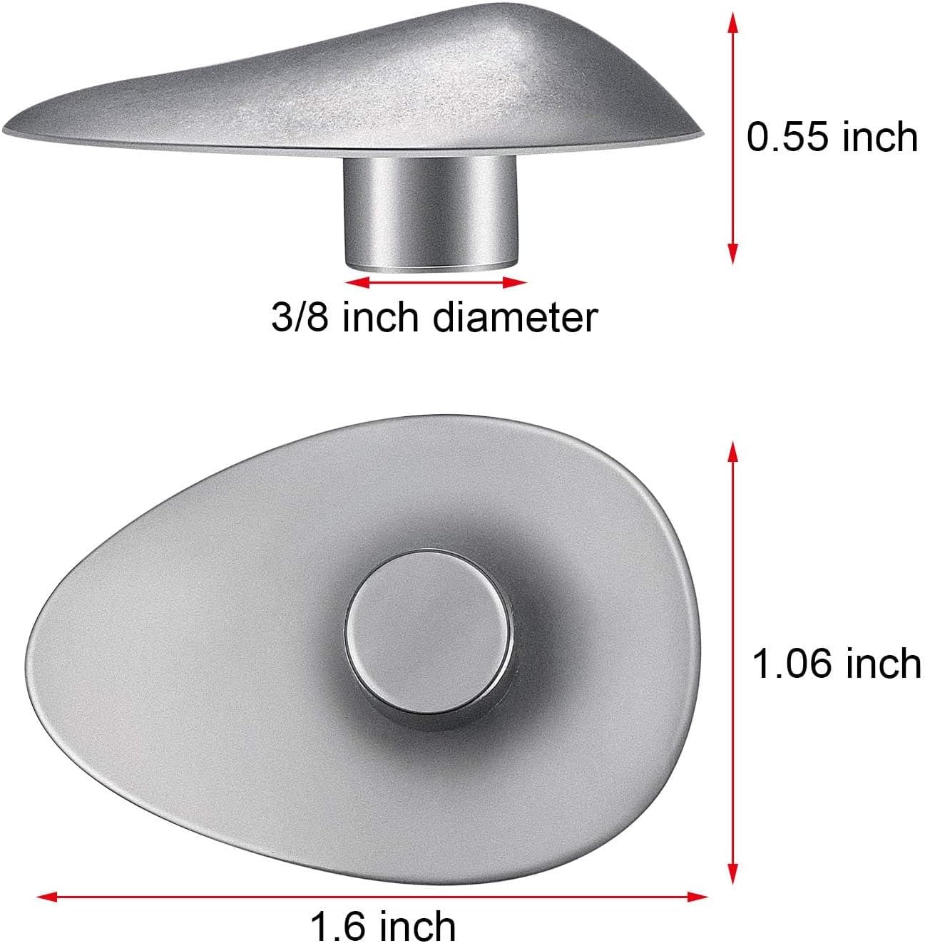 Gejoy 2.5 Ounce Incremental Car Canopy Weights Tungsten Weight Car Weights(Silver)
