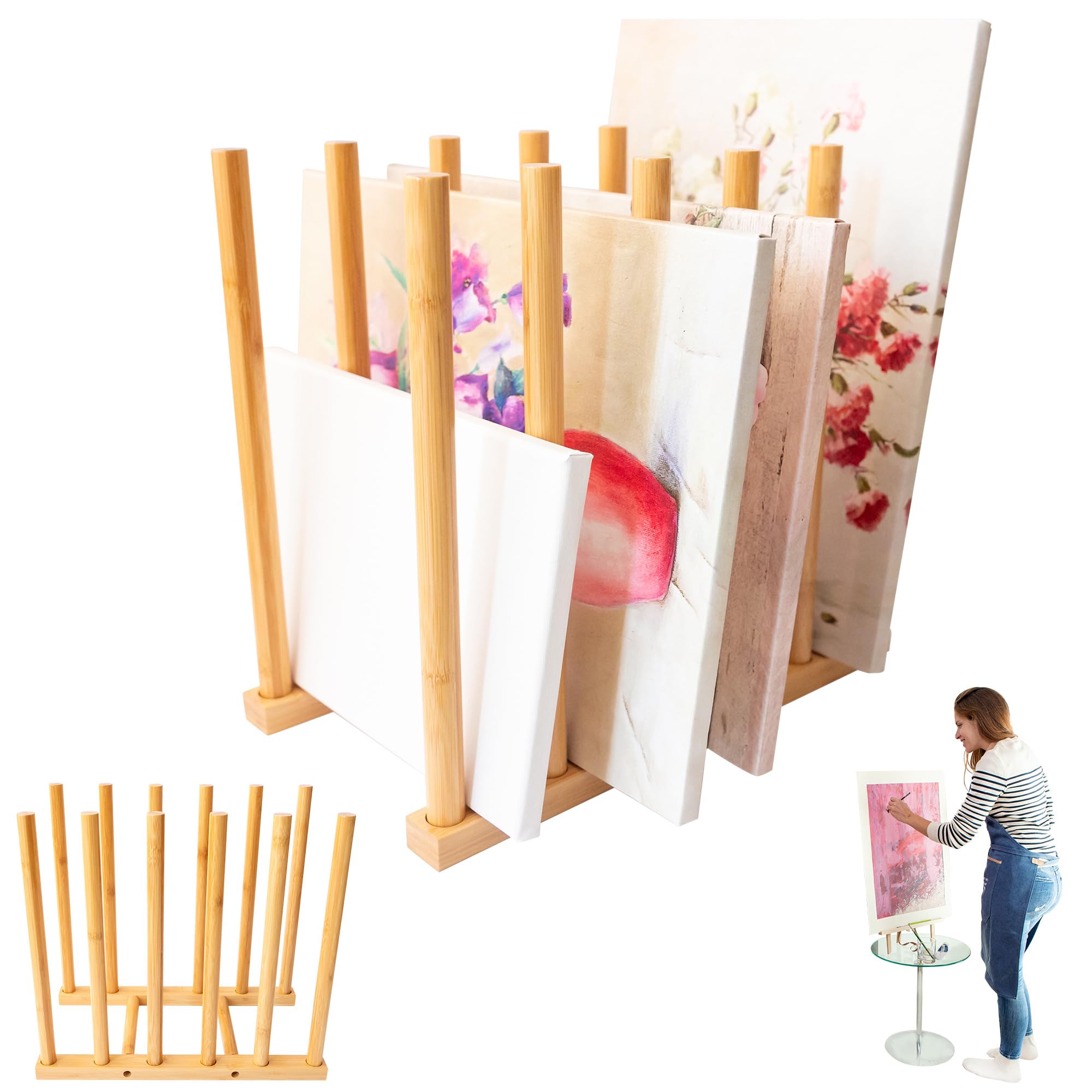 Amazon.com: ODOXIA Art Storage Rack | Store Your Artwork Safely | Art ...