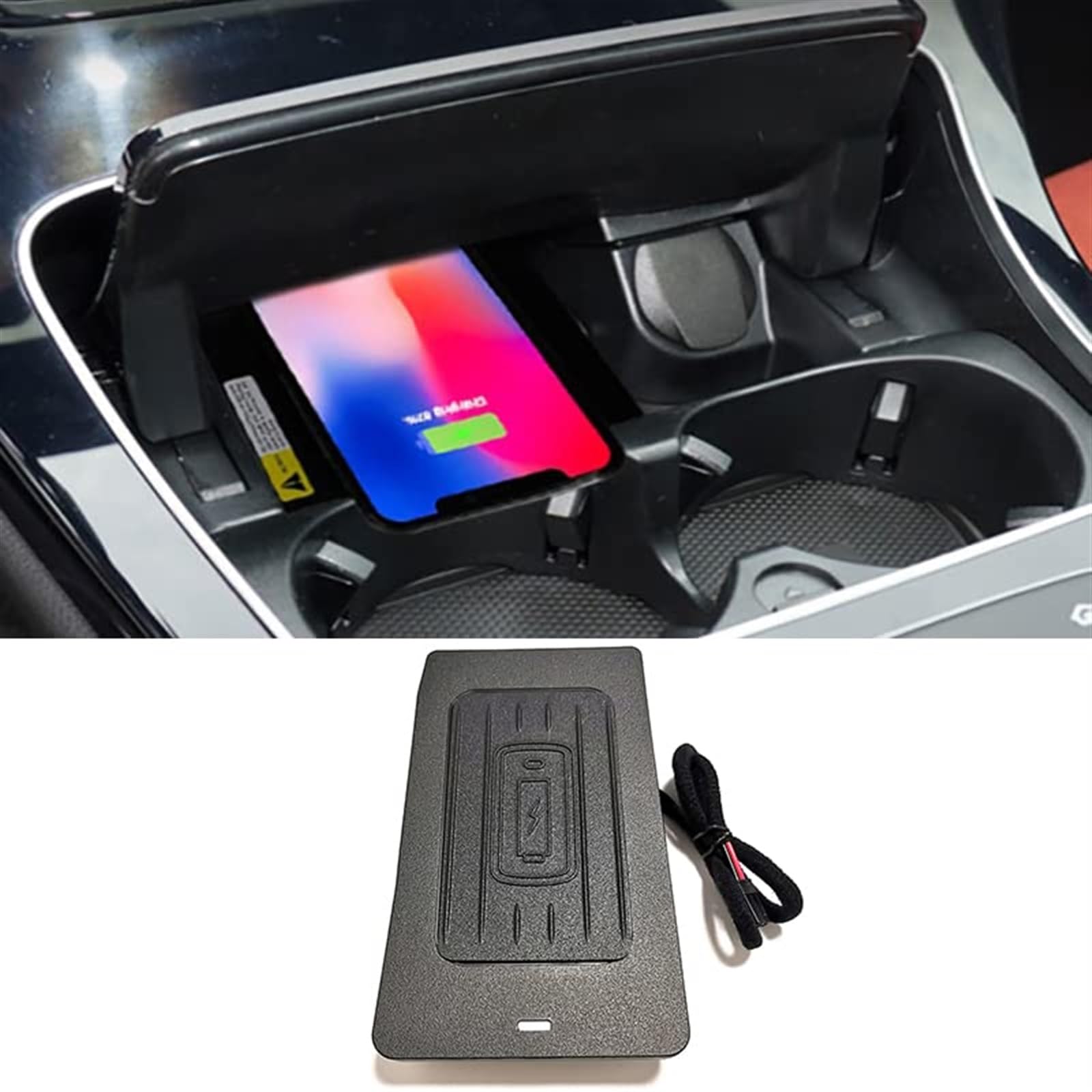 Bezprzewodowa ładowarka samochodowa, dla mercedes-benz, W213 E200 E260 E300 15W bezprzewodowa ładowarka QI do telefonu szybka ładowarka podkładka pod płytkę ładującą Samochodowa płyta ładująca