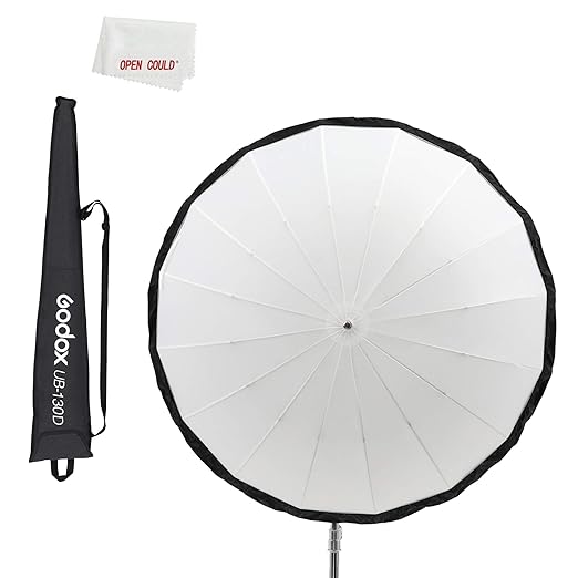 Godox UB-130D, Transparent Parabolic Umbrella (51")