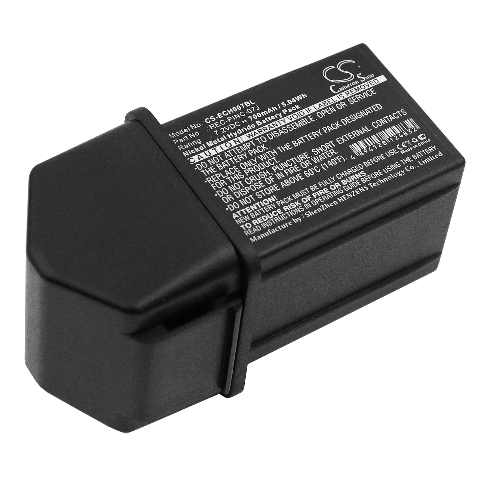 Batteria 700mAh compatibile con CONTROL-07, GENIO-M, TECHNO-M sostituisce PINC-07MH