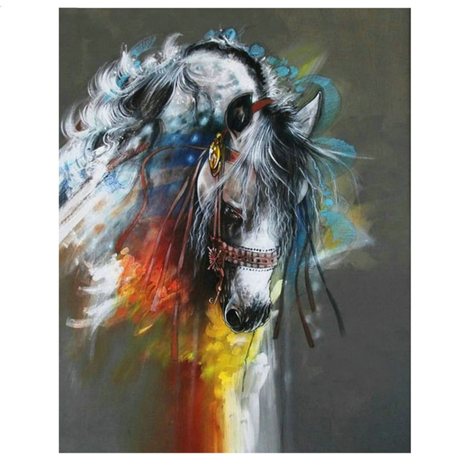 MISCER Diamond Painting Kit, Poules Peinture Diamant Adulte, Coq 5D Diamond Painting Complet Diamant Kit Enfants, Cadeau Décoration Muraled'intérieur Avec Outils Cadeau 30x40cm